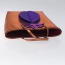 GUCCI Hand Bag Leather Bronze 580840 Auth 116280-6