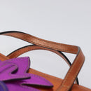 GUCCI Hand Bag Leather Bronze 580840 Auth 116280-8