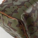 LOUIS VUITTON Monogram Graffiti Speedy 30 Bag Green Khaki M92194 Auth 116281AM-16