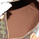 LOUIS VUITTON Monogram Graffiti Speedy 30 Bag Green Khaki M92194 Auth 116281AM-10