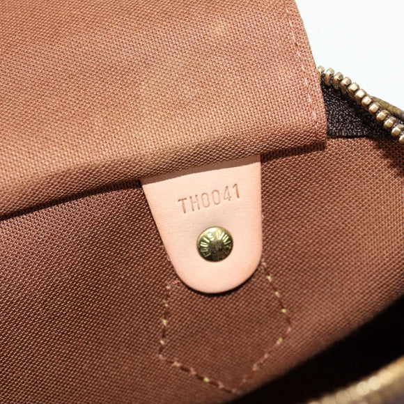 LOUIS VUITTON Monogram Graffiti Speedy 30 Bag Green Khaki M92194 Auth 116281AM