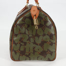 LOUIS VUITTON Monogram Graffiti Speedy 30 Bag Green Khaki M92194 Auth 116281AM-4