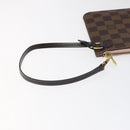 LOUIS VUITTON Damier Ebene Neverfull MM Pouch Accessory Pouch LV Auth 116283-8
