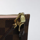 LOUIS VUITTON Damier Ebene Neverfull MM Pouch Accessory Pouch LV Auth 116283-9