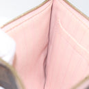 LOUIS VUITTON Damier Ebene Neverfull MM Pouch Accessory Pouch LV Auth 116283-18