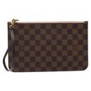 LOUIS VUITTON Damier Ebene Neverfull MM Pouch Accessory Pouch LV Auth 116283-13