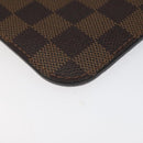 LOUIS VUITTON Damier Ebene Neverfull MM Pouch Accessory Pouch LV Auth 116283-14