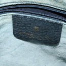 GUCCI GG Supreme Sherry Line Bag PVC Navy Gold Red 904 02 049 Auth 116288-10