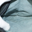 GUCCI GG Supreme Sherry Line Bag PVC Navy Gold Red 904 02 049 Auth 116288-23