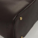 BURBERRY Nova Check Tote Bag Wool Beige Gold Auth 116293-14