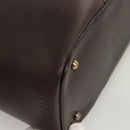 BURBERRY Nova Check Tote Bag Wool Beige Gold Auth 116293-9