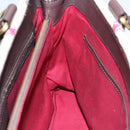 BURBERRY Nova Check Tote Bag Wool Beige Gold Auth 116293-20