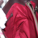 BURBERRY Nova Check Tote Bag Wool Beige Gold Auth 116293-21