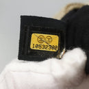 CHANEL Choco Bar Tote Bag Canvas Beige Yellow CC Auth 116301-12