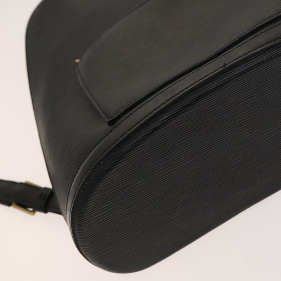 LOUIS VUITTON Epi Gobelins Backpack Black M52292 LV Auth 116303