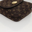 LOUIS VUITTON Monogram Mini Pochette Cancun Pouch Brown M95313 LV Auth 116307-9