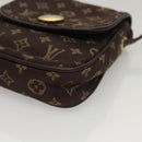 LOUIS VUITTON Monogram Mini Pochette Cancun Pouch Brown M95313 LV Auth 116307A-14