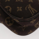 LOUIS VUITTON Monogram Mini Pochette Cancun Pouch Brown M95313 LV Auth 116307-15