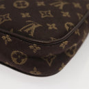 LOUIS VUITTON Monogram Mini Pochette Cancun Pouch Brown M95313 LV Auth 116307-16