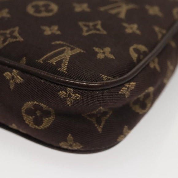 LOUIS VUITTON Monogram Mini Pochette Cancun Pouch Brown M95313 LV Auth 116307