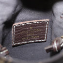 LOUIS VUITTON Monogram Mini Pochette Cancun Pouch Brown M95313 LV Auth 116307-10