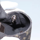 LOUIS VUITTON Monogram Mini Pochette Cancun Pouch Brown M95313 LV Auth 116307-18