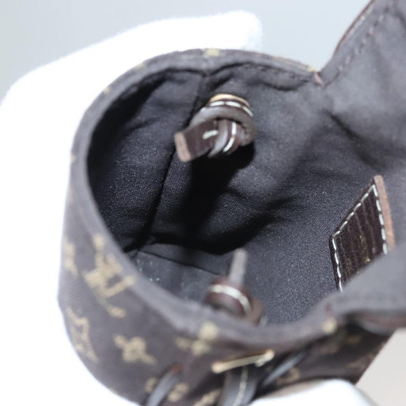 LOUIS VUITTON Monogram Mini Pochette Cancun Pouch Brown M95313 LV Auth 116307A