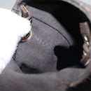 LOUIS VUITTON Monogram Mini Pochette Cancun Pouch Brown M95313 LV Auth 116307-12