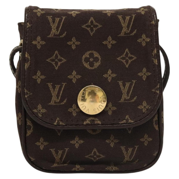 LOUIS VUITTON Monogram Mini Pochette Cancun Pouch Brown M95313 LV Auth 116307A