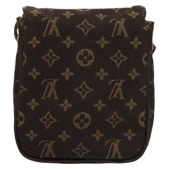 LOUIS VUITTON Monogram Mini Pochette Cancun Pouch Brown M95313 LV Auth 116307A