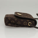 LOUIS VUITTON Monogram Mini Pochette Cancun Pouch Brown M95313 LV Auth 116307A-3