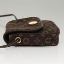 LOUIS VUITTON Monogram Mini Pochette Cancun Pouch Brown M95313 LV Auth 116307A-4