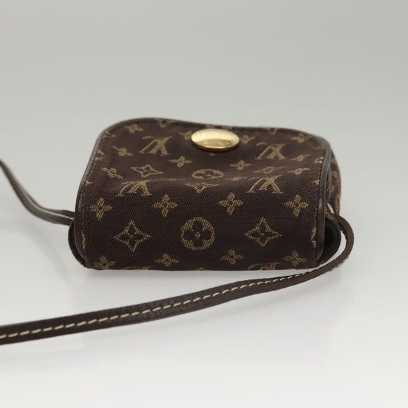 LOUIS VUITTON Monogram Mini Pochette Cancun Pouch Brown M95313 LV Auth 116307A