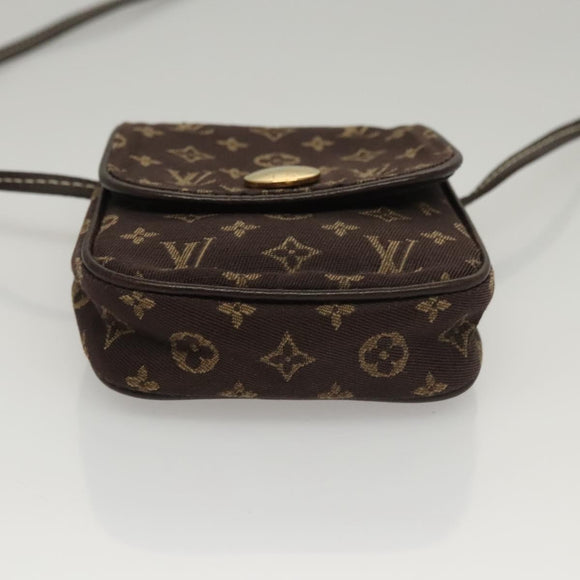 LOUIS VUITTON Monogram Mini Pochette Cancun Pouch Brown M95313 LV Auth 116307A