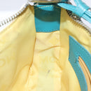 MCM Logogram Vicetos Shoulder Bag PVC Leather White Auth 116317-20