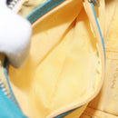 MCM Logogram Vicetos Shoulder Bag PVC Leather White Auth 116317-21