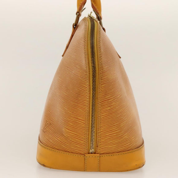 LOUIS VUITTON Epi Alma Hand Bag Yellow M52149 LV Auth 116320