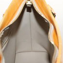 LOUIS VUITTON Monogram Vernis Houston Hand Bag Beige M91004 LV Auth 116324-19