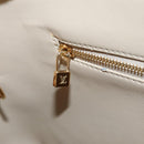 LOUIS VUITTON Monogram Vernis Houston Hand Bag Beige M91004 LV Auth 116324-21