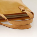 LOUIS VUITTON Monogram Vernis Houston Hand Bag Beige M91004 LV Auth 116324-7