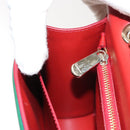 Salvatore Ferragamo Vala Chain Shoulder Bag Leather Gold Rainbow Auth 116333-21