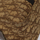 Christian Dior Trotter Canvas Hand Bag Brown Auth 116334-14