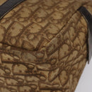 Christian Dior Trotter Canvas Hand Bag Brown Auth 116334-15