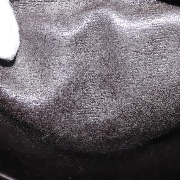 Christian Dior Trotter Canvas Hand Bag Brown Auth 116334