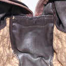 Christian Dior Trotter Canvas Hand Bag Brown Auth 116334-19