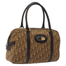 Christian Dior Trotter Canvas Hand Bag Brown Auth 116334-1