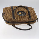 Christian Dior Trotter Canvas Hand Bag Brown Auth 116334-6