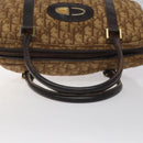Christian Dior Trotter Canvas Hand Bag Brown Auth 116334-7