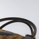 Christian Dior Trotter Canvas Hand Bag Brown Auth 116334-8