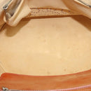 CHANEL Hand Bag Patent leather Orange CC Auth 116336-16